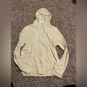 Yellow zip up